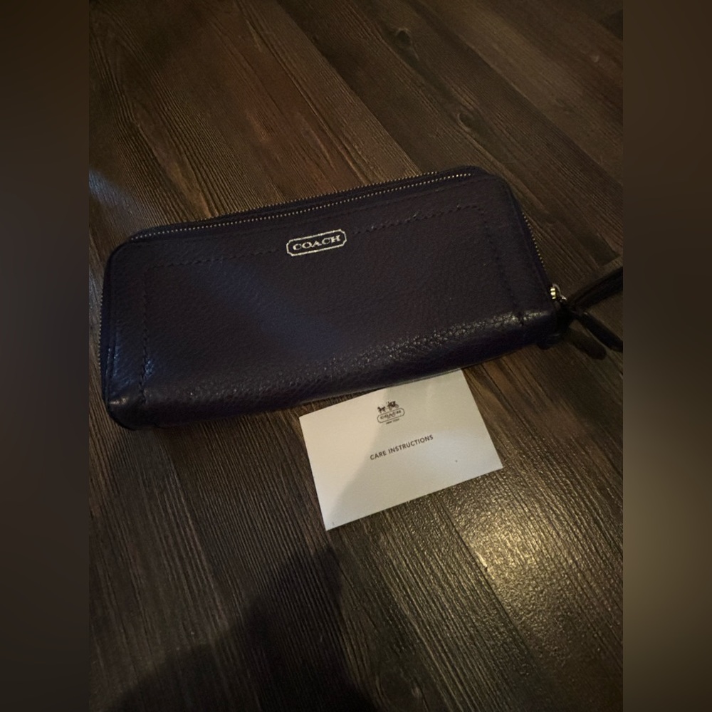 Coach purple wallet